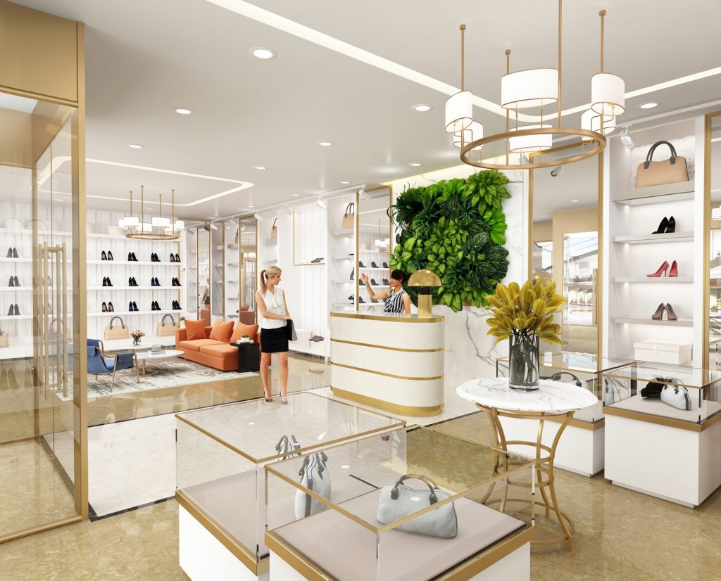 オシャレ アパレル店内