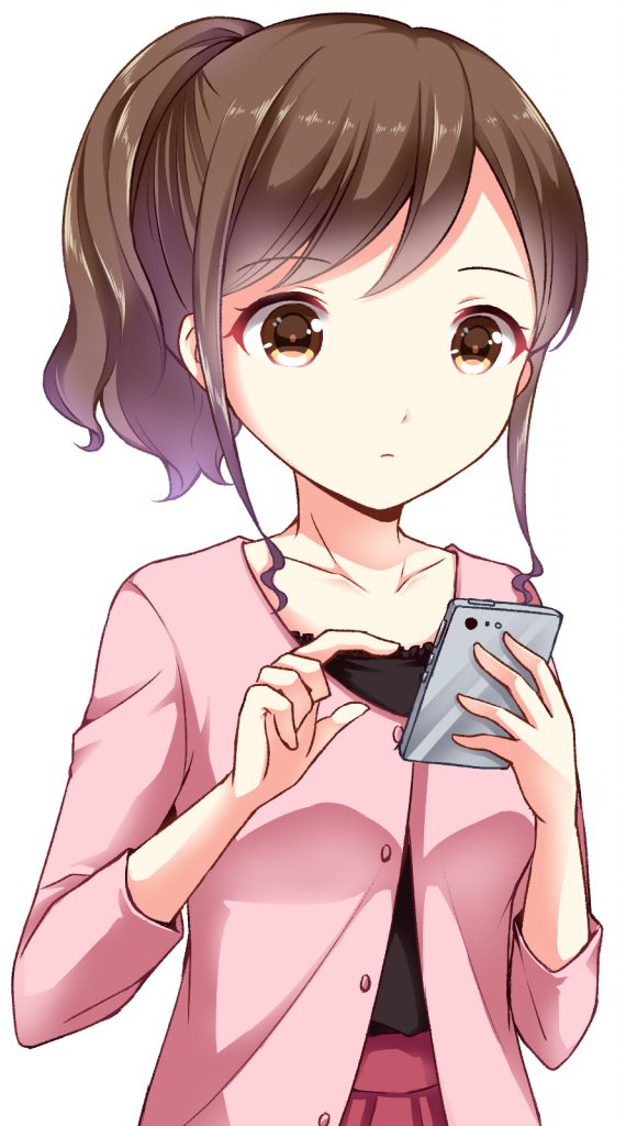 Instagramを行っている女性